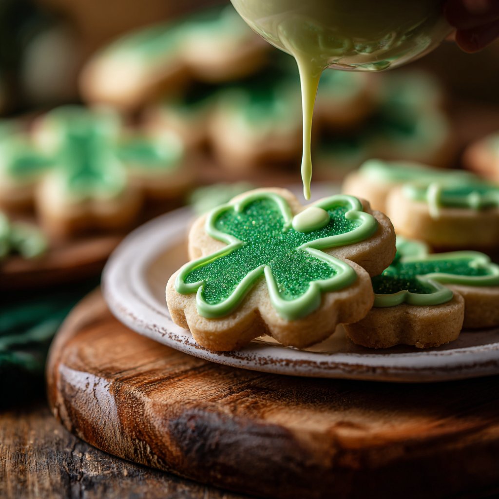 Shamrock Sugar Cookies
