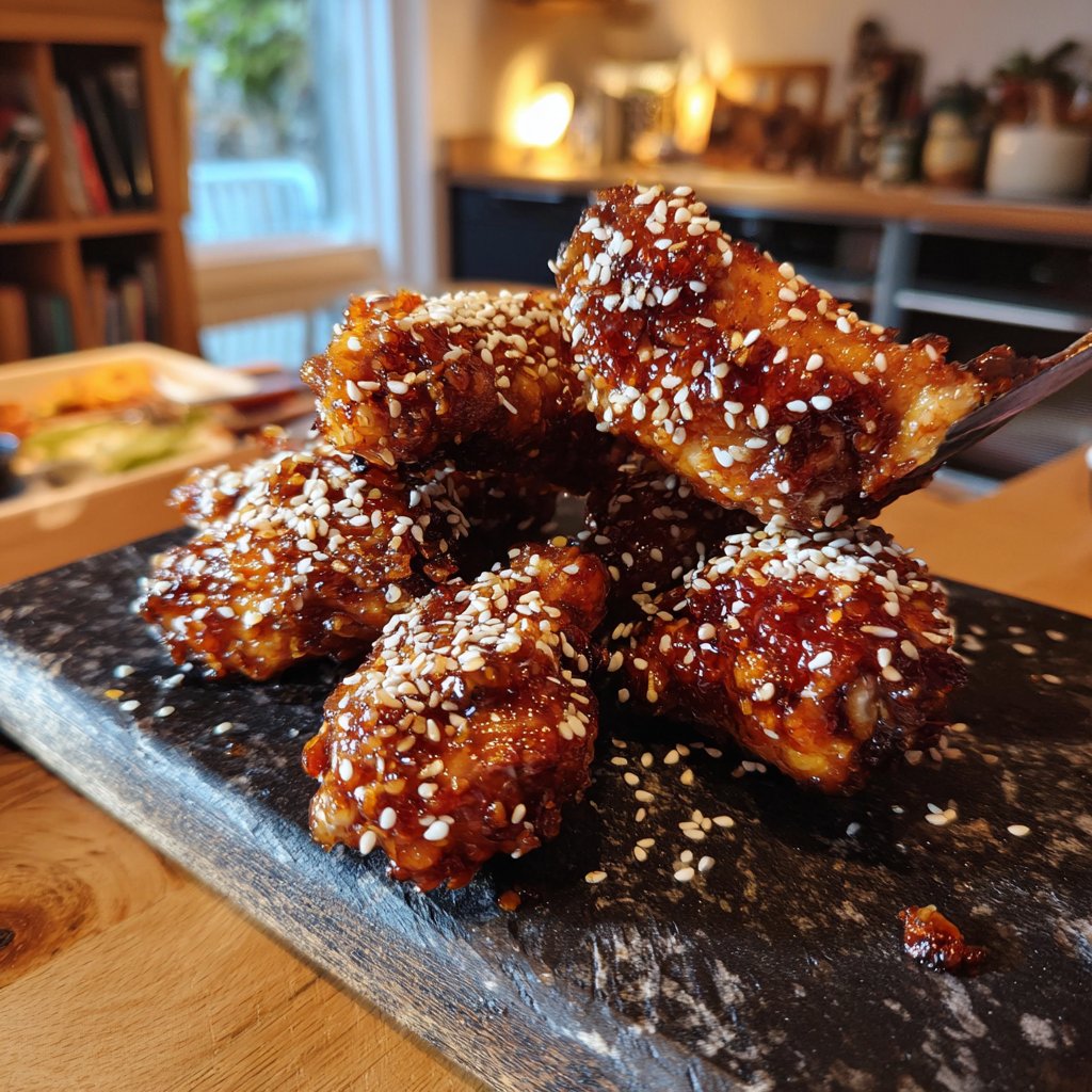 Sticky Sesame Chicken Drumettes
