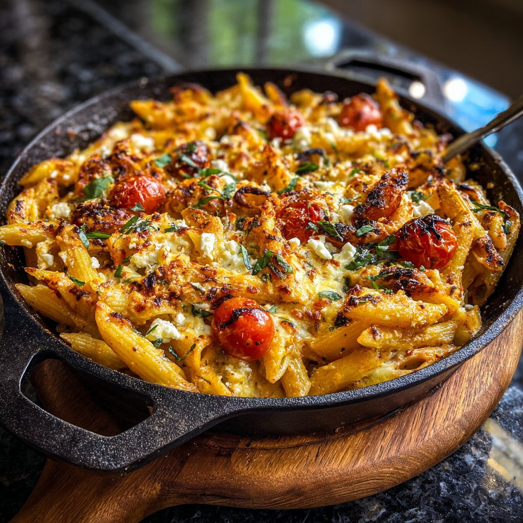 Oven-Roasted Mediterranean Pasta