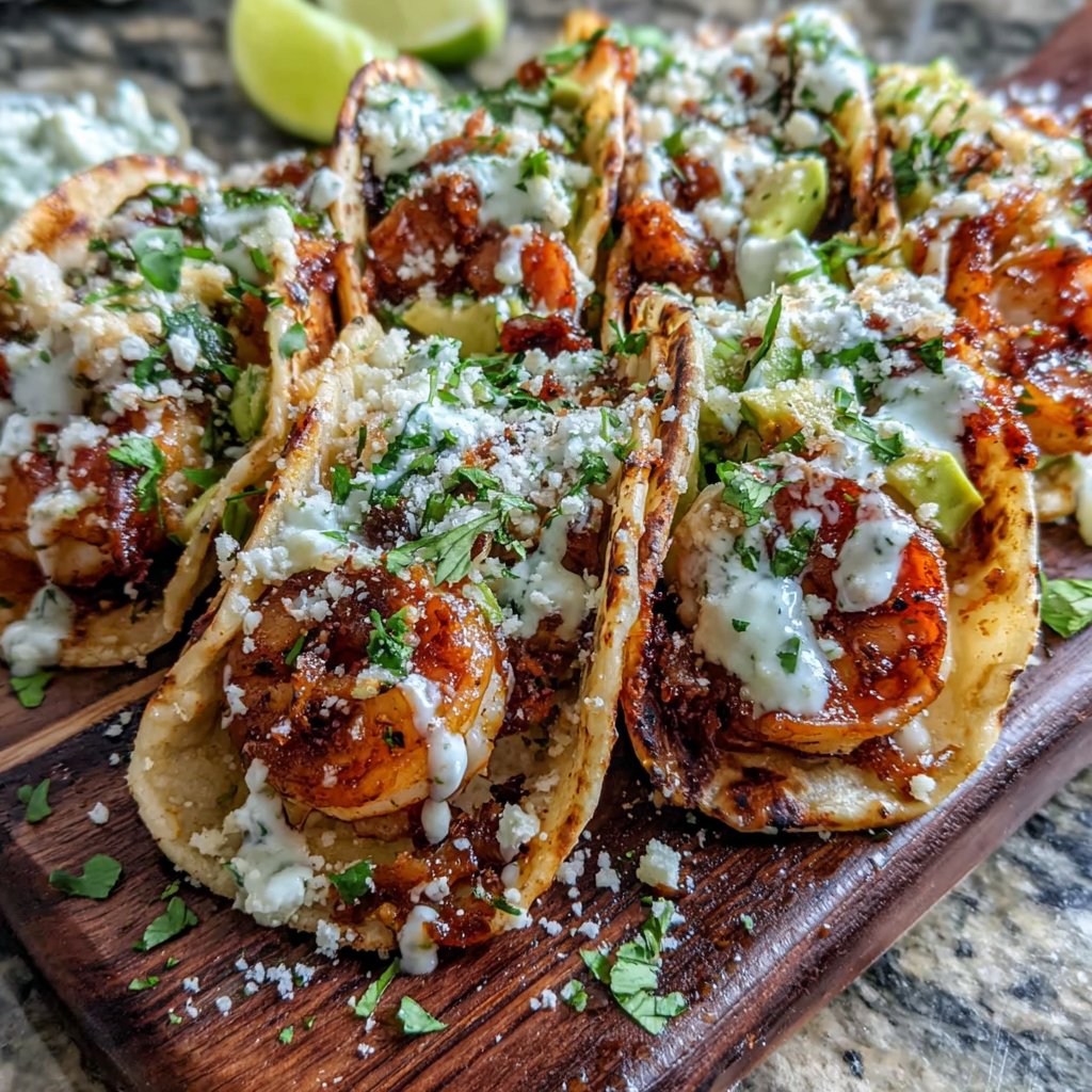 Spicy Chipotle Shrimp Tacos