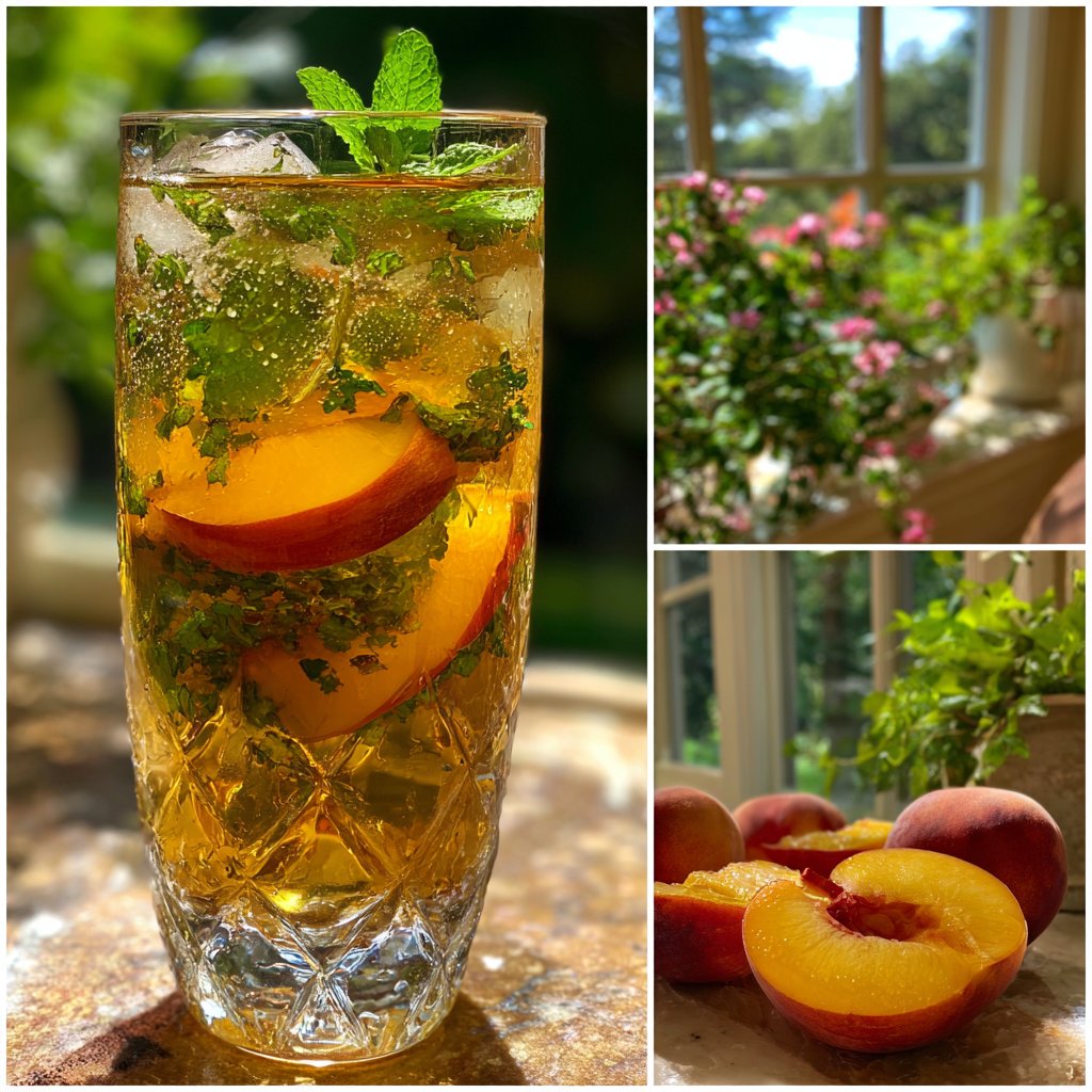 Peach Iced Green Tea