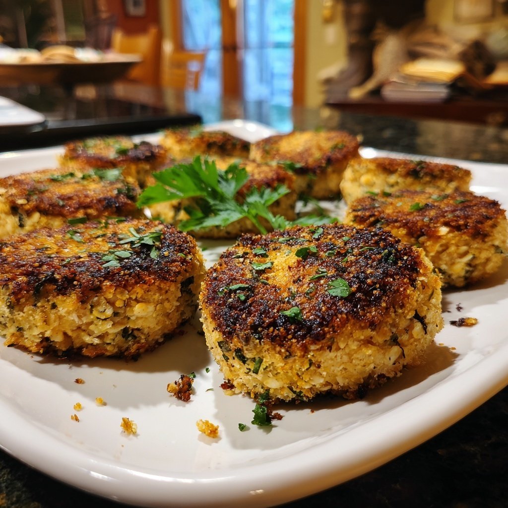 Baked Salmon Patties with Oats