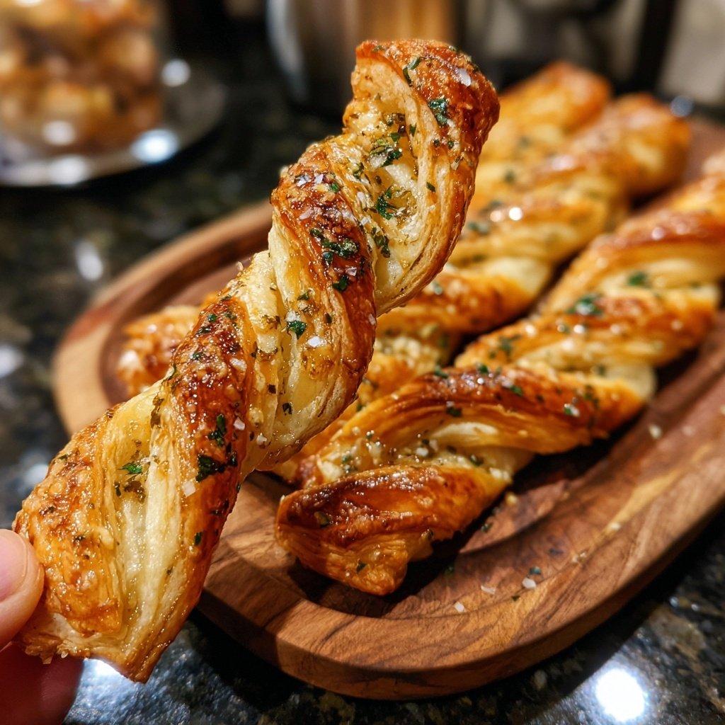 Savory Puff Pastry Twists