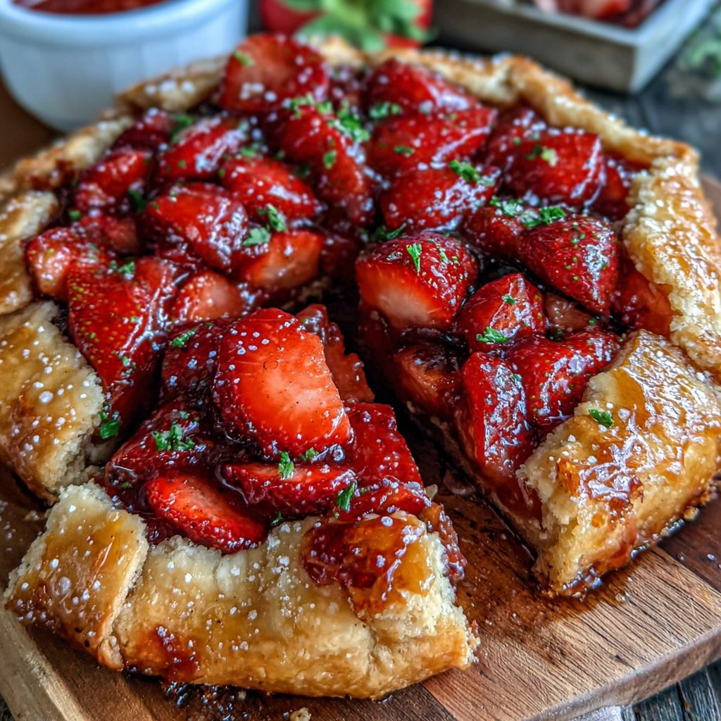 Sweet Strawberry Galette